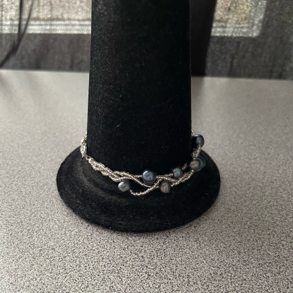Silver & Blue Bracelet - Picture 5 of 7